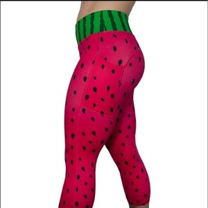 Women’s Watermelon Capri Leggings